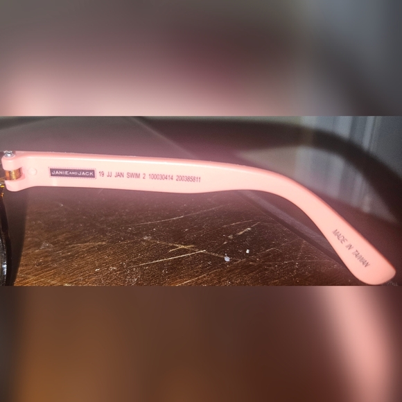 Janie and Jack Tortoise pink sunglasses 0-2yrs - Picture 3 of 6